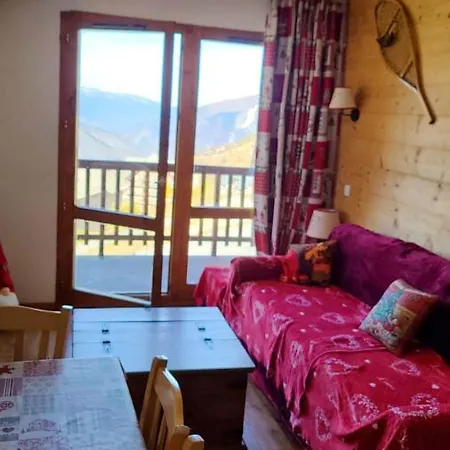 Cosy A Avec Vue Montagne Et Piscine Valmeinier